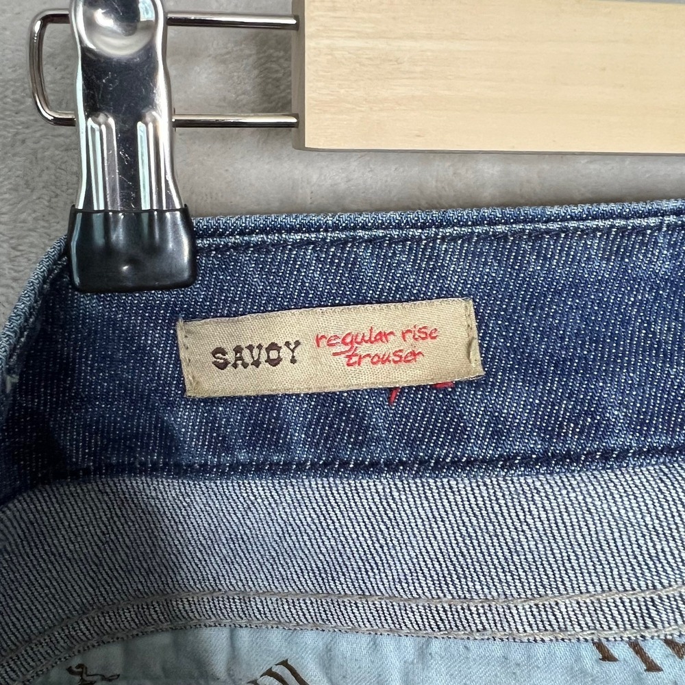 William Rast Savoy Trouser 27 x 33 Dark Evening Wash Flare HTF Vtg UL Rise OG - Picture 11 of 12